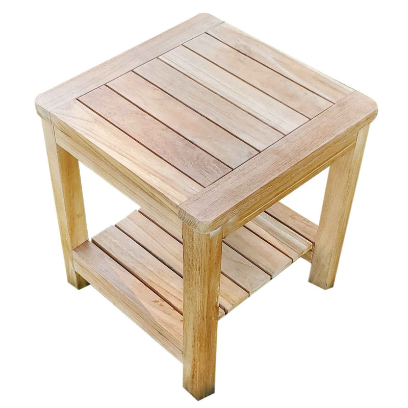 Lambdin 15'' W Teak Shower Bench