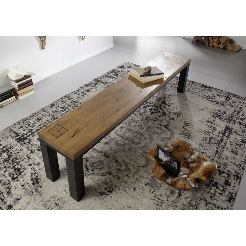 Villanders Solid Wood Bench, 45cm H x 160cm W x 35cm D