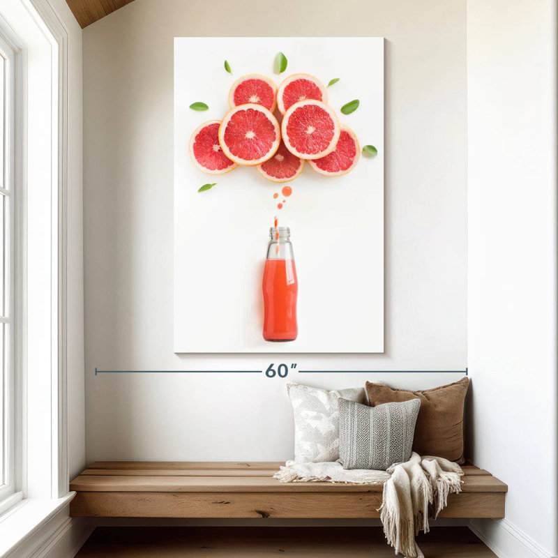 Yarlin Fresh Grapefruit Juice, 51" H x 34" W