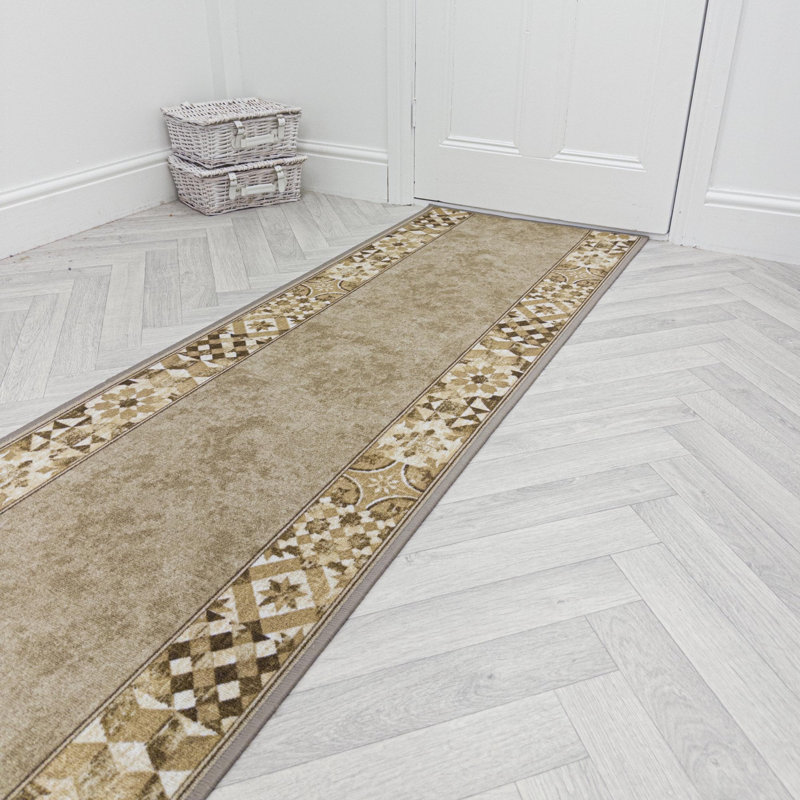 Runner Vintage Look Looped / Hooked Area Rug, Runner 80 x 150 cm