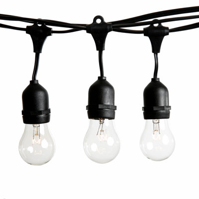 Outdoor 12 - Bulb 24'' Plug-in Arbitrary String Light