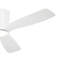Ventilateur de plafond intérieur blanc mat 54 po avec DEL intégré et contrôle mural Volos Volos-82941940
