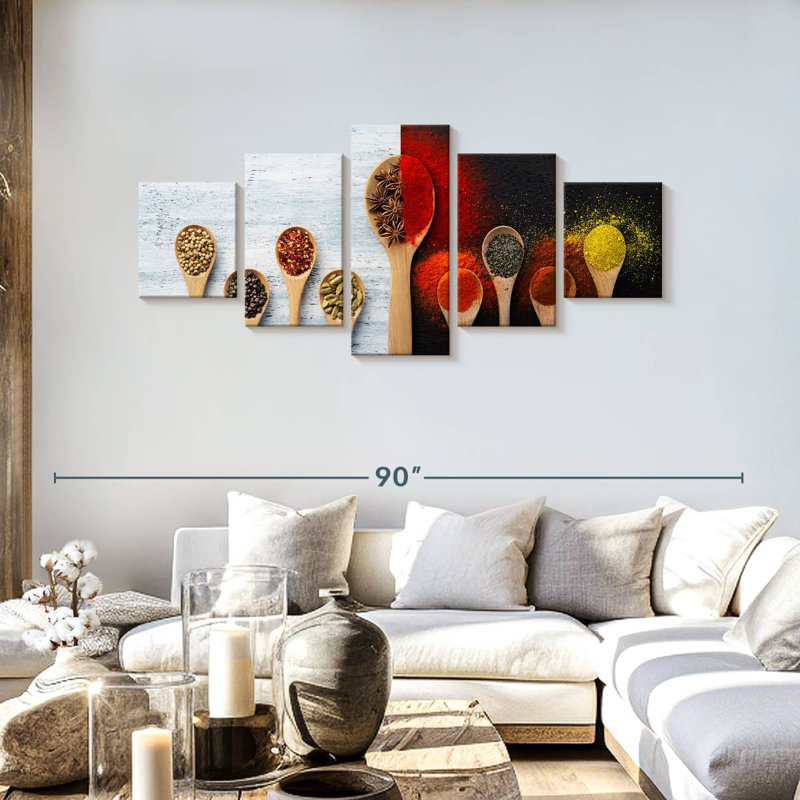 Healthy Spices, 30" H x 68" W