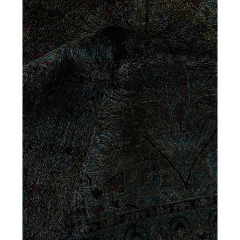Overdyed One-of-a-Kind 8' 1" X 10' 0" Hand Knotted Area Rug