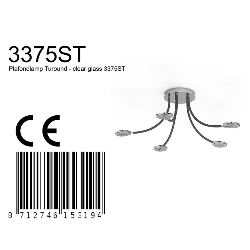 Asrf LED Spotlight, Steel