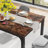 71" Industrial Dining Table For 6–8 People, Rustic Rectangular Kitchen & Dining Room Table With Heavy-Duty Metal Frame, Workstation Or Game Night – Rustic Brown & Black