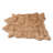 Faux Bison Skin Fur Shag Area Rug in Brown/Beige-95756291
