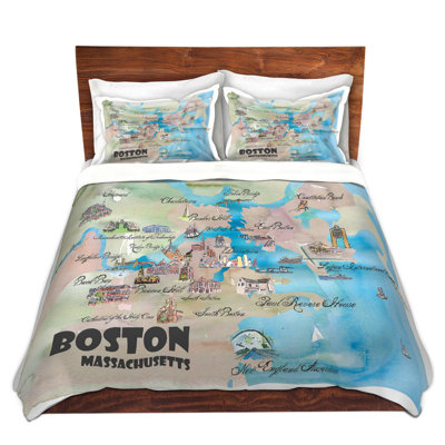 Ensembles de housse de couette DiaNoche en microfibre par Markus Bleichner - Touriste Boston