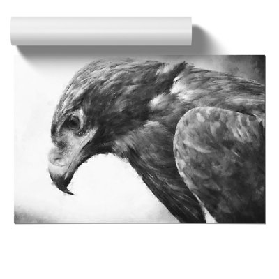 Golden Eagle Painting - Frameless Print