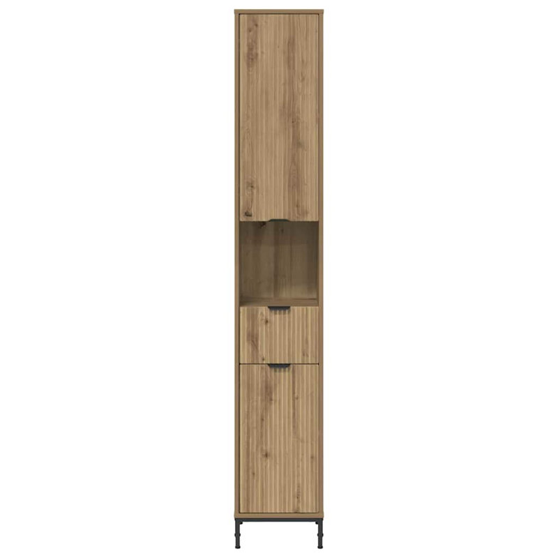 Freestanding Standard Bathroom Storage, Artisan Oak