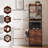 File Cabinet with 2 Drawers and Adjustable Hanging Folders