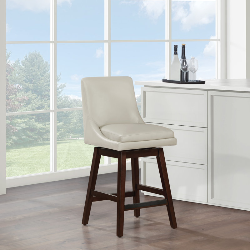 Stepfanie Swivel 27.25'' Stool