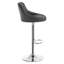 Swivel Upholstered Adjustable Height Counter Stool with Metal Frame-61655924-134966912
