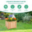 Laurelai Wood Planter Box