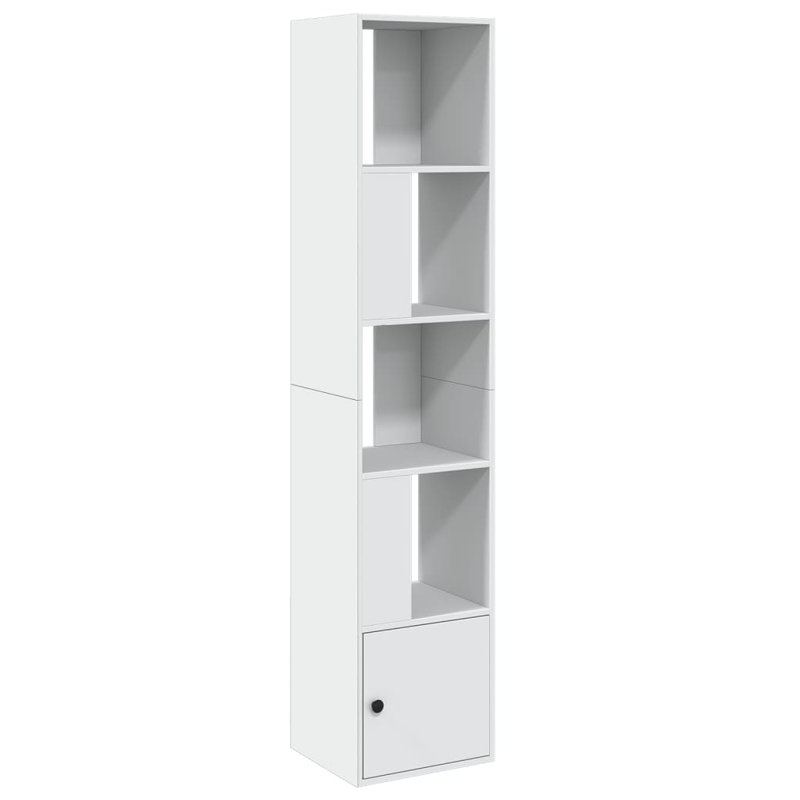 Ayona 189cm H x 40cm W Bookcase, White