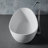 59" X 30.75" Solid Surface Stone Resin Freestanding Soaking Bathtub-101933337
