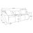 Tampa Greige 3-piece Sofa Set