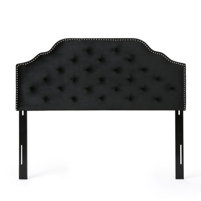Tufted Upholstered Headboard With Durable Metal Legs