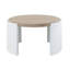Table basse 1 tiroir élégante et moderne ultrabrillante avec surface réfléchissante et support robuste pour un décor contemporain