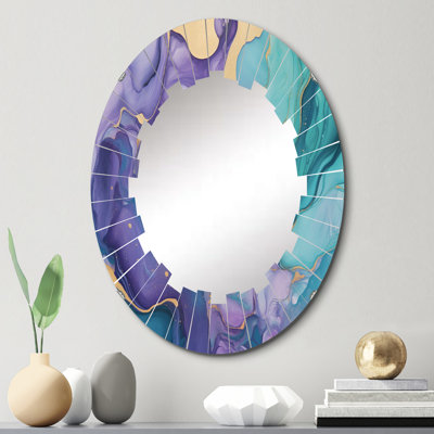 Druminagh - Miroir mural moderne ovale