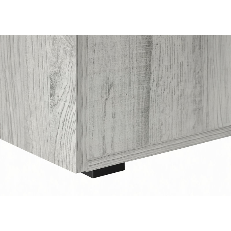 Bureau d'ordinateur contemporain contemporain avec rangement réglable et surface de travail spacieuse, idéal pour les espaces de travail modernes et flexibles.