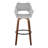 Sarah Fixed-Height Fabric Bar & Counter Stool with Bent Wood Legs & Round Footrest-100169897-105493368