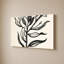 «Ink Flower I Cream» par Sara Zieve Miller - Impression sur toile-130836169-130836177