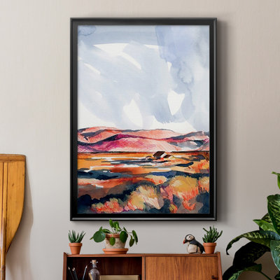 «Chromatic Landscape», reproduction encadrée de qualité supérieure, prête à être accrochée