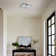 Modern Ceiling Light with Square Curving Shade Dimmable
