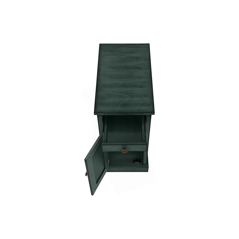 Traditional Accent Table With Storage Drawer