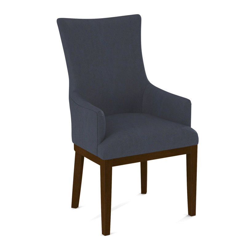 Upholstered Arm Chair, Applause Float The Boat, Pecan