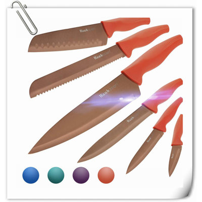 Ensemble de couteaux assortis 6 pièces Rephin