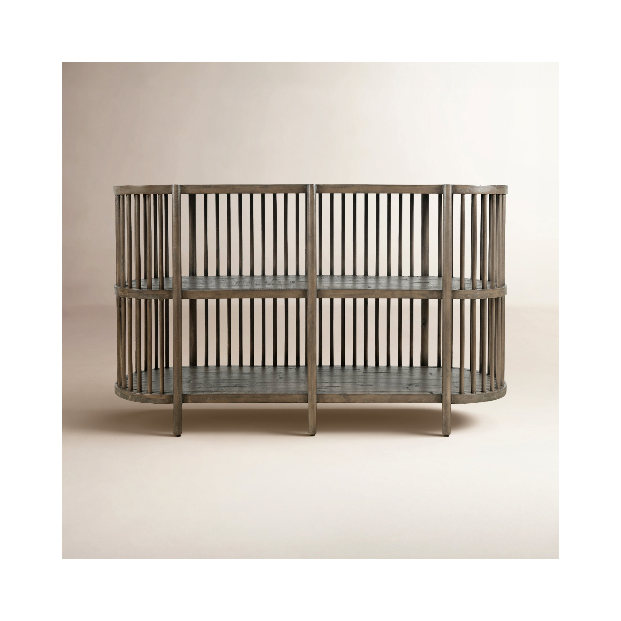 Charnock Wide Acacia Solid Wood, Chestnut, 32"H x 54"W x 18"D