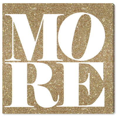 More Love Glitter - Art textuel