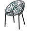 Chaise empilable pour ensemble à diner de patio Metrocles-16394073