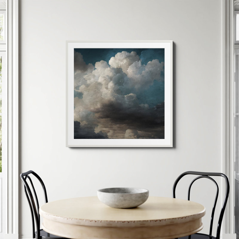 «Sky View» par Dan Hobday, reproduction d'art, Papier avec cadre unique blanc, Oui, H 36 po x l 36 po