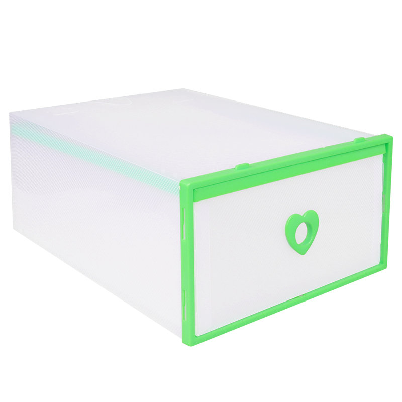 Stackable Shoe Storage Box, Green