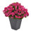 33in. Geranium Artificial Plant in Slate Planter UV Resistant (Indoor/Outdoor)