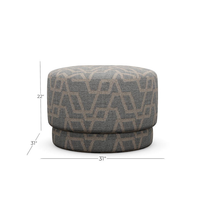 Cremini Small Ottoman, Perky 855437
