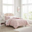 Ensemble de lit dormant réversible rose Laura Ashley Quartet Easy Care-98716401
