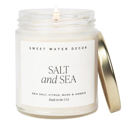 Bougie parfumée sel et mer