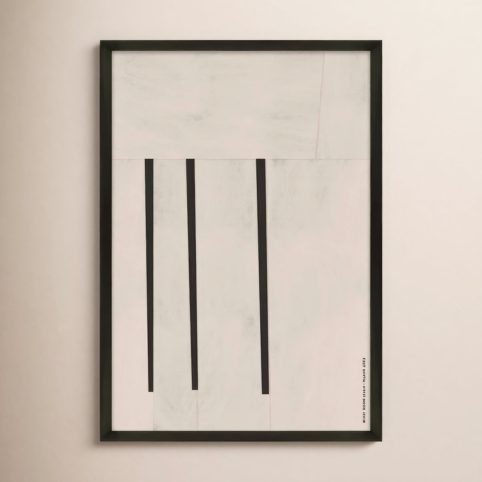 Clark "Scattered 2" Print by Romina Gadler, Black Paper Framed, 20" H x 14" W