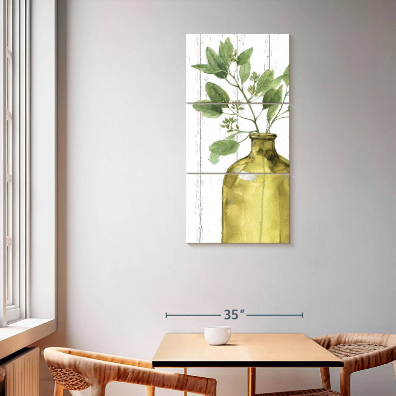 Mixed Greens XLIX, 62" H x 30" W