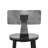 Shelby - Set Of 2 High Stools, Industrial Style Bar Stools With Back, Grey Wood-48621740