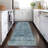 Machine Washable Indoor/Outdoor Xhevrie Blue Rug-784008432