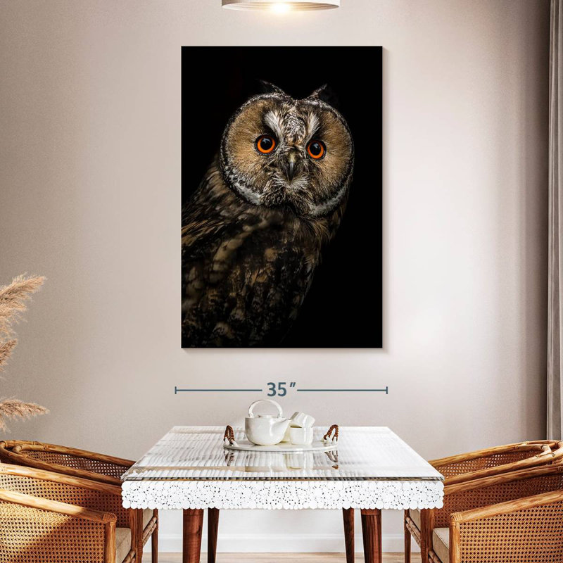 Brampt Eurasian Owl, 51" H x 34" W