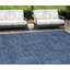 Tapis intérieur / extérieur lavable bleu marine et bleu du sud-ouest 8 pi x 10 pi HomeRoots