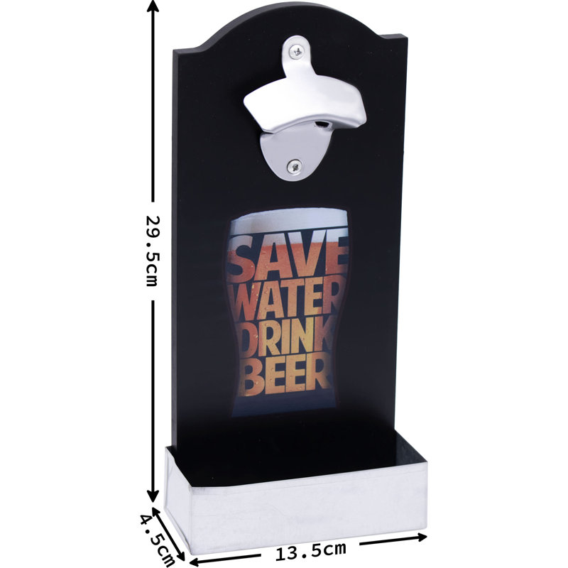Roseau Hangable Bottle Opener & Bottle Cap Collector