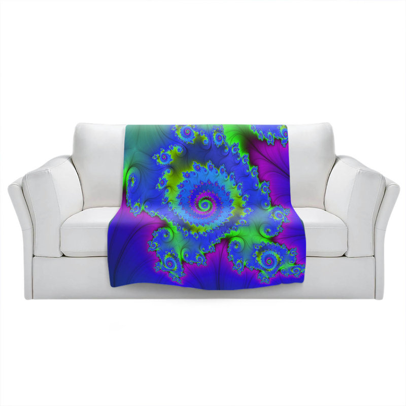 Hand Woven Throw Blanket, 68" x 80"