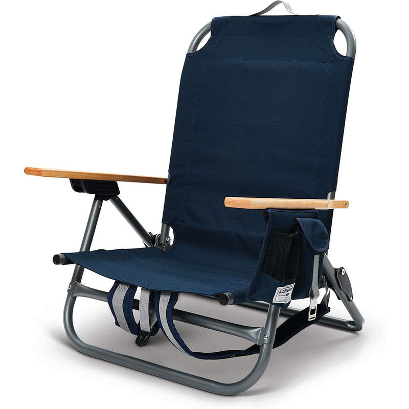 ZILNOX Folding Light-Weight Backpack Beach Chair, Portable Lounge Chair ...